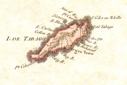 Old map of Tobago